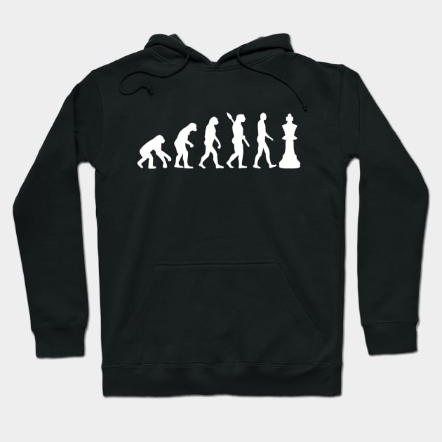 Evolution Chess king Hoodie by Designzz